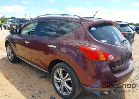 2009 Nissan Murano Le z USA, uszkodzony, nr VIN JN8AZ18W99W121472